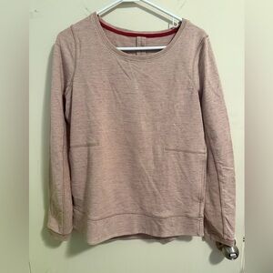 Lululemon Light Pink Long Sleeve Sweatshirt Size 8